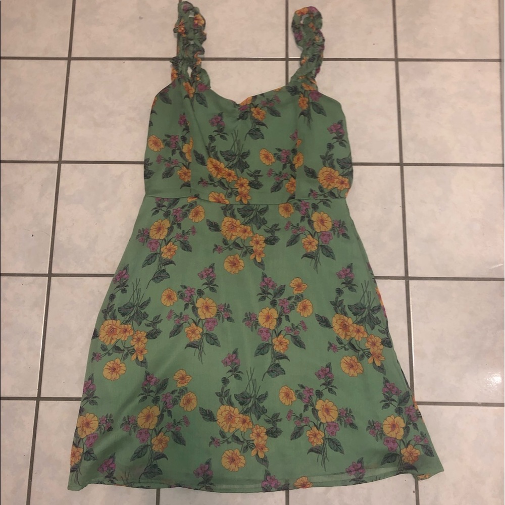 All in Favor Floral Dress